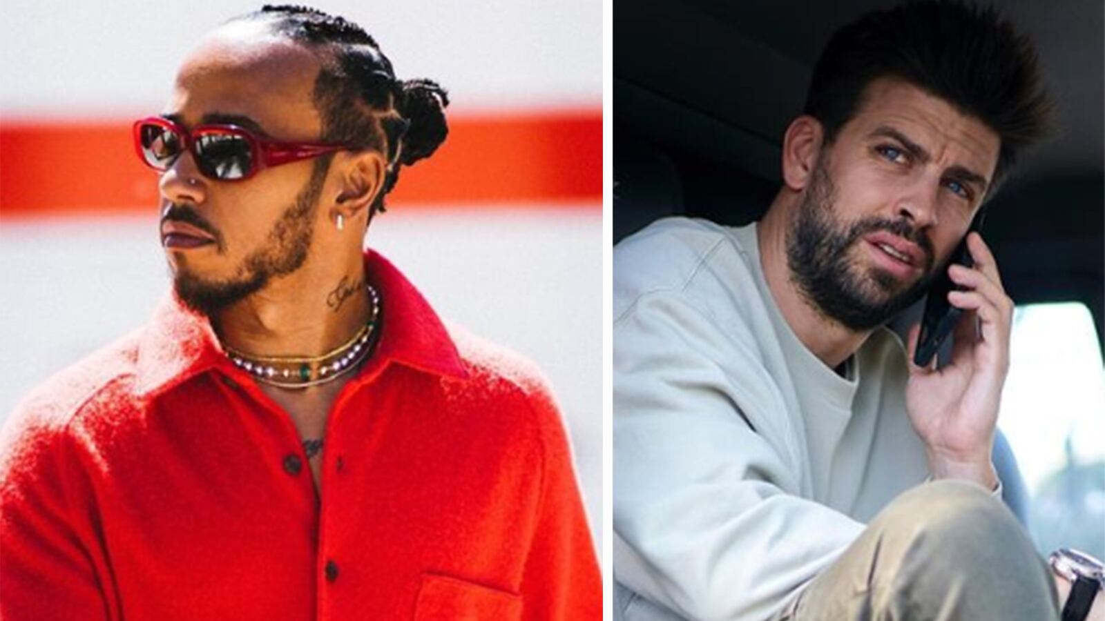 Lewis Hamilton viste caro y Piqué repite su look de ‘indigente’: más razones para ignorar al ex de Shakira.
