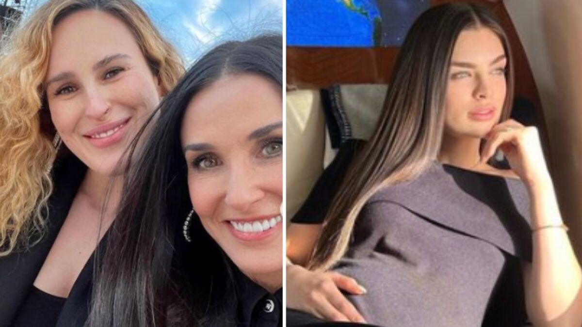 Nadia Ferreira y Rummer Willis looks embarazo