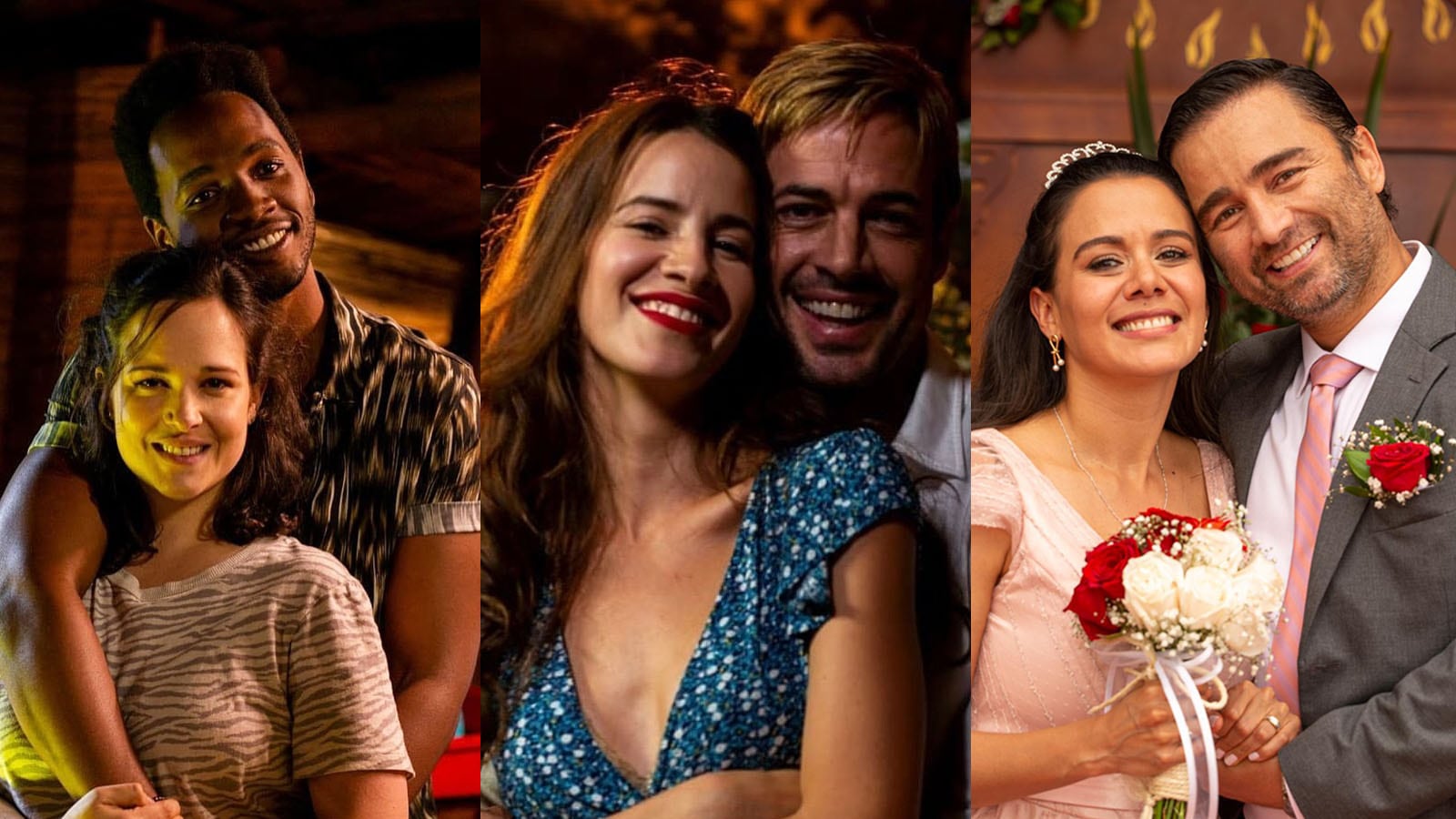 Parejas de la telenovela "Café con aroma de mujer"