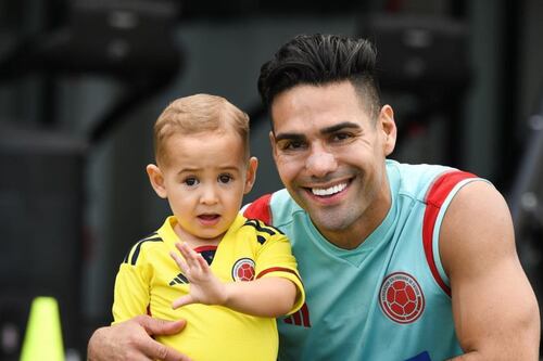 Jedidiah, el unico hijo de Falcao, se lució con el regalo de cumpleaños que dará a su hermana mayor
