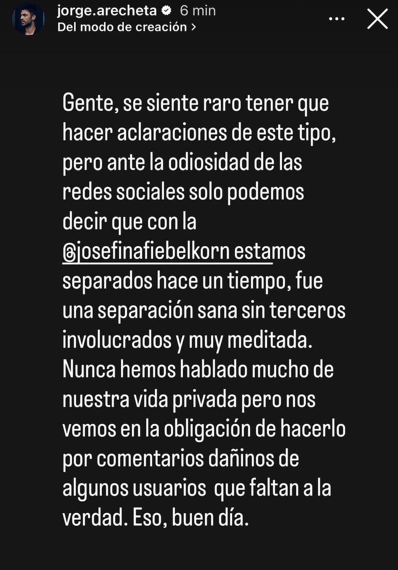 Jorge Aracheta vía Instagram