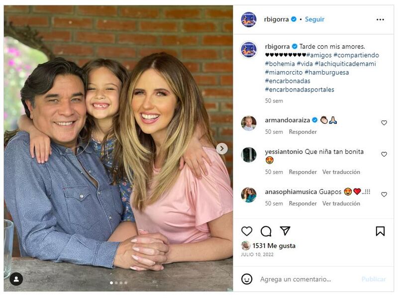 Raquel Bigorra es una madre entregada para su única hija