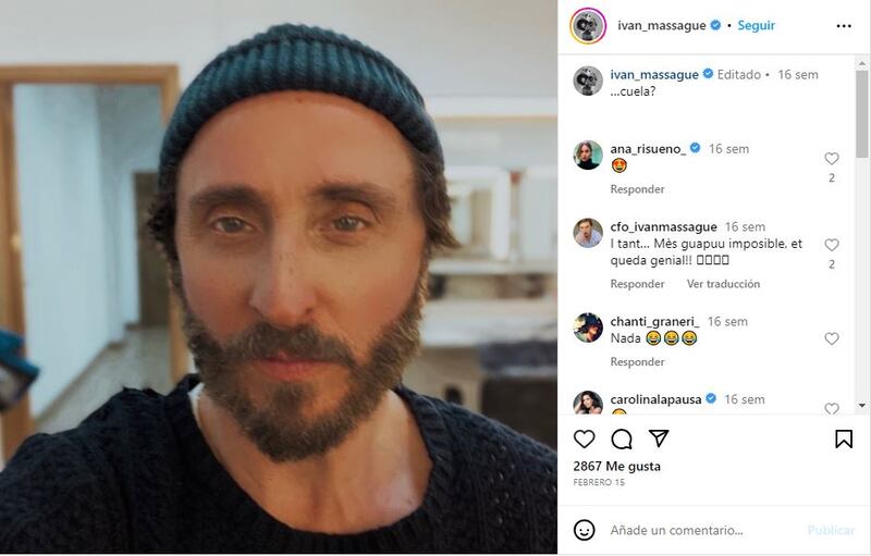 Ivan Massagué es el padre de Noah en 'Culpa mía'