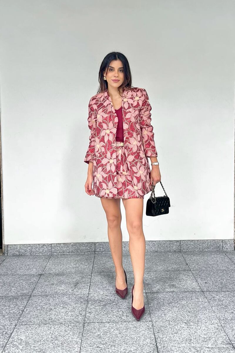El estampado “tapiz” promete uno de los looks más dulces y sofisticados