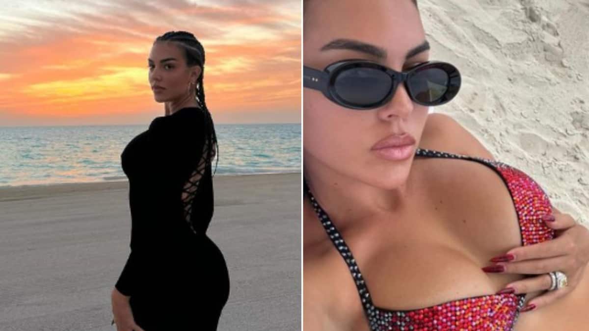 Georgina Rodríguez presume su figura en impactante bikini y este detalle se llevó las miradas