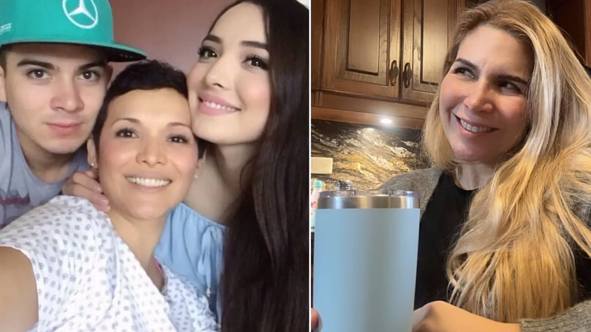 Karla Luna junto a sus hijos / Karla Panini