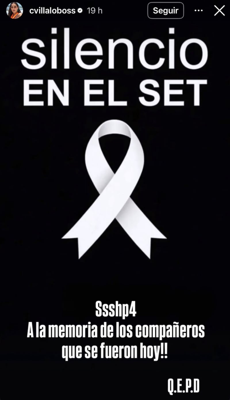 Carmen Villalobos reacciona a ataque en set de grabación