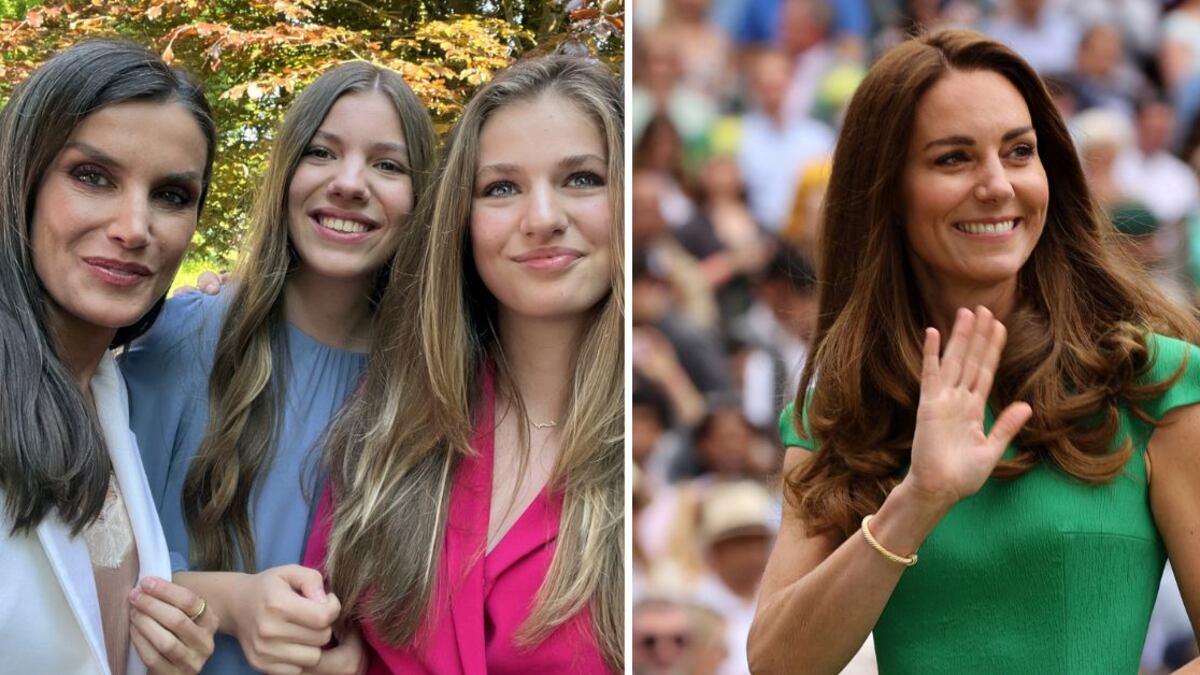 Infanta Sofía y Kate Middleton looks