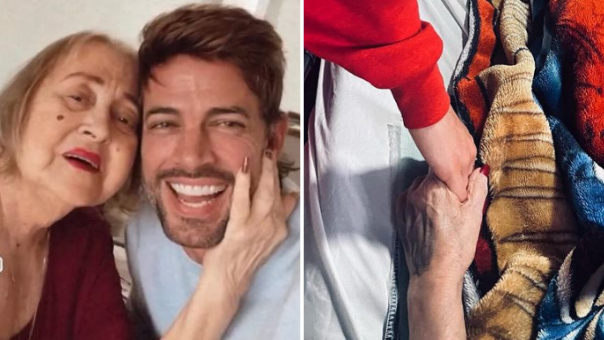 William Levy y su abuela.