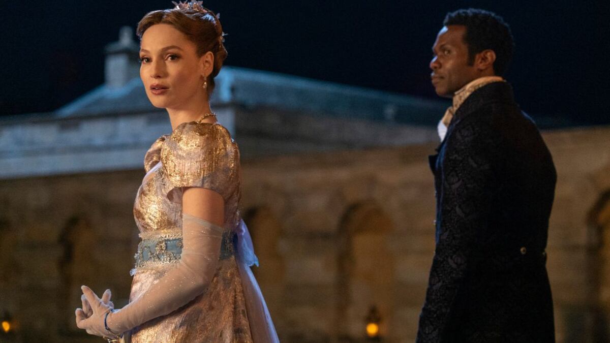 Francesca Bridgerton y John Stirling en la tercera temporada de 'Bridgerton'