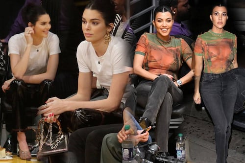 El look desenfadado de Kendall Jenner y Kourtney Kardashian que tú también puedes intentar