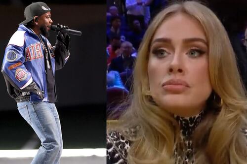 ¿Adele despreció el horrible show de medio tiempo de Kendrick Lamar?; filtran su reacción