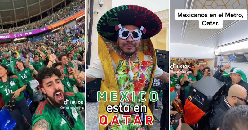 Mejores momentos de los aficionados mexicanos Qatar 2022