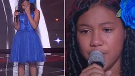 Niña llora desconsolada al no ser elegida por los jueces de ‘La Voz Kids’