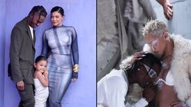 Critican a Travis Scott por bailar con mujer en bikini en frente de Kylie Jenner y su hija