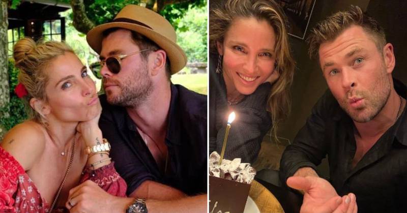 Chris Hemsworth prueba que amará a su esposa hasta viejitos con canas y arrugas