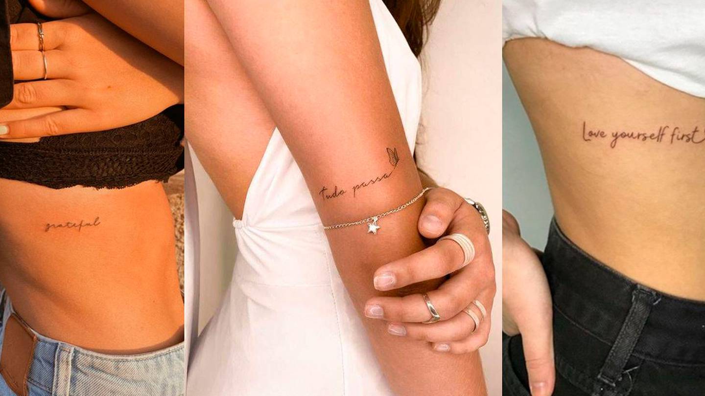 Tatuajes de frases inspiradoras que te recuerden que eres una mujer  valiente y poderosa – Nueva Mujer