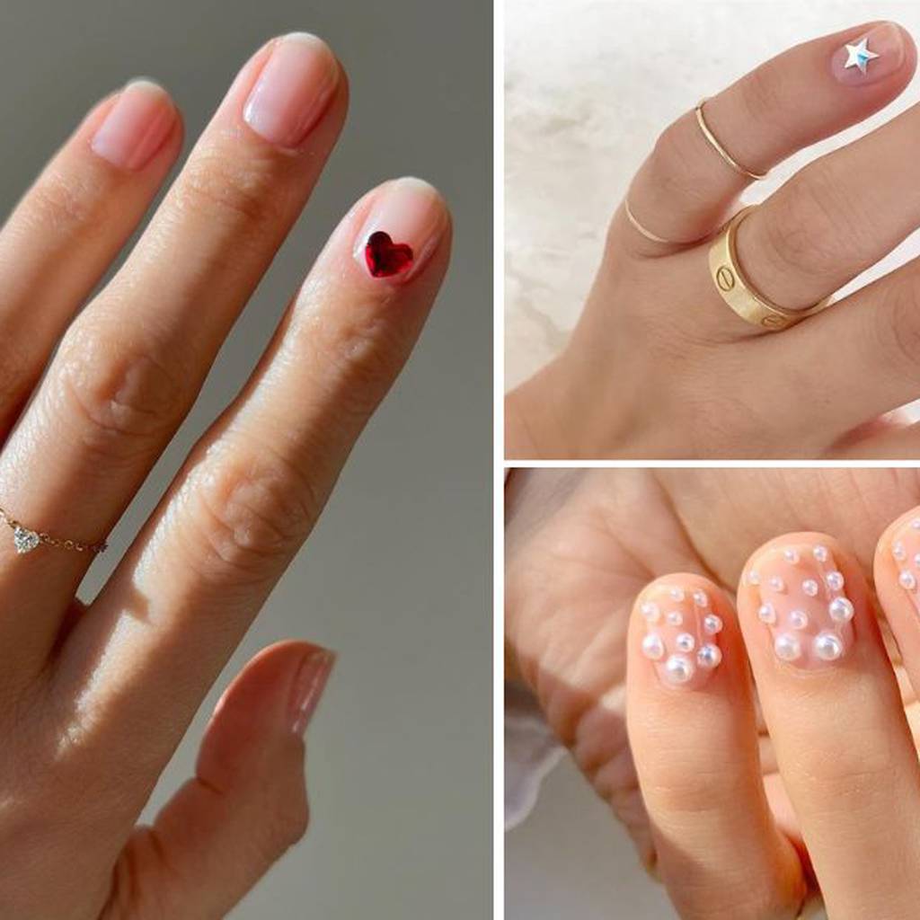 15 ideas de uñas naturales decoradas cortas y fáciles de hacer