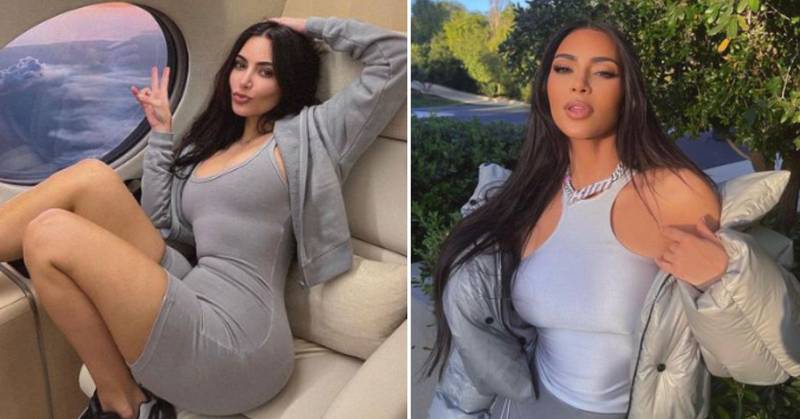Kim Kardashian deja ver su psoriasis en las piernas