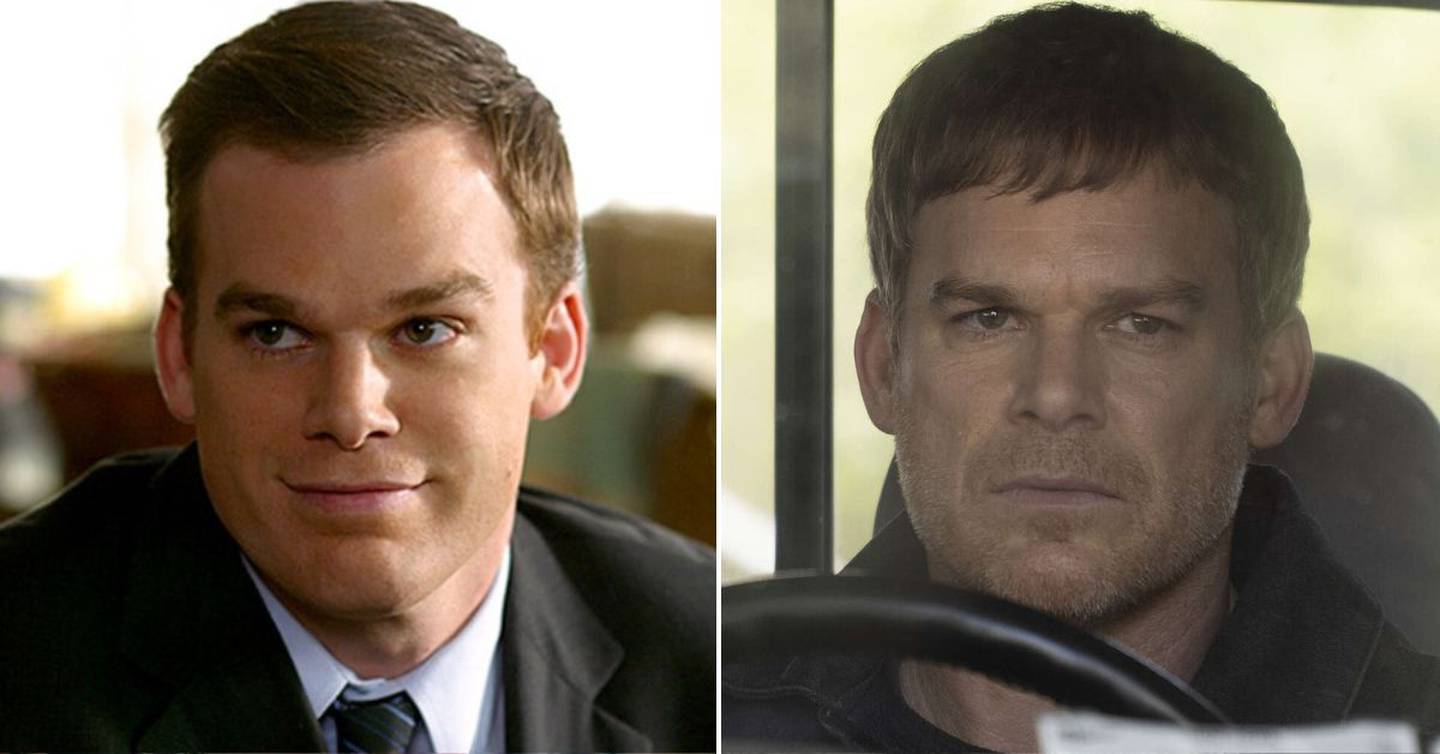 Michael C. Hall en 'Six Feet Under' y en 'Dexter: New Blood'