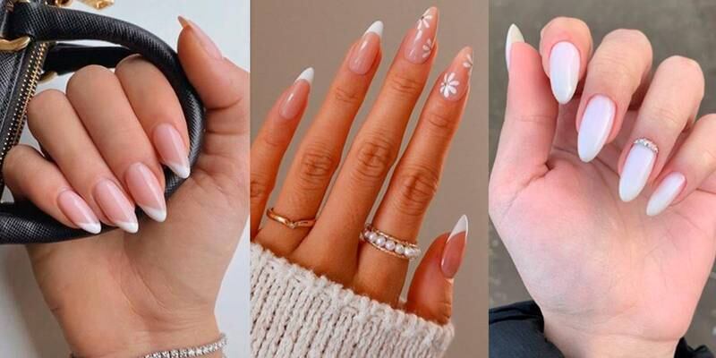 Las uñas blancas son las más elegantes para llevar a los 40